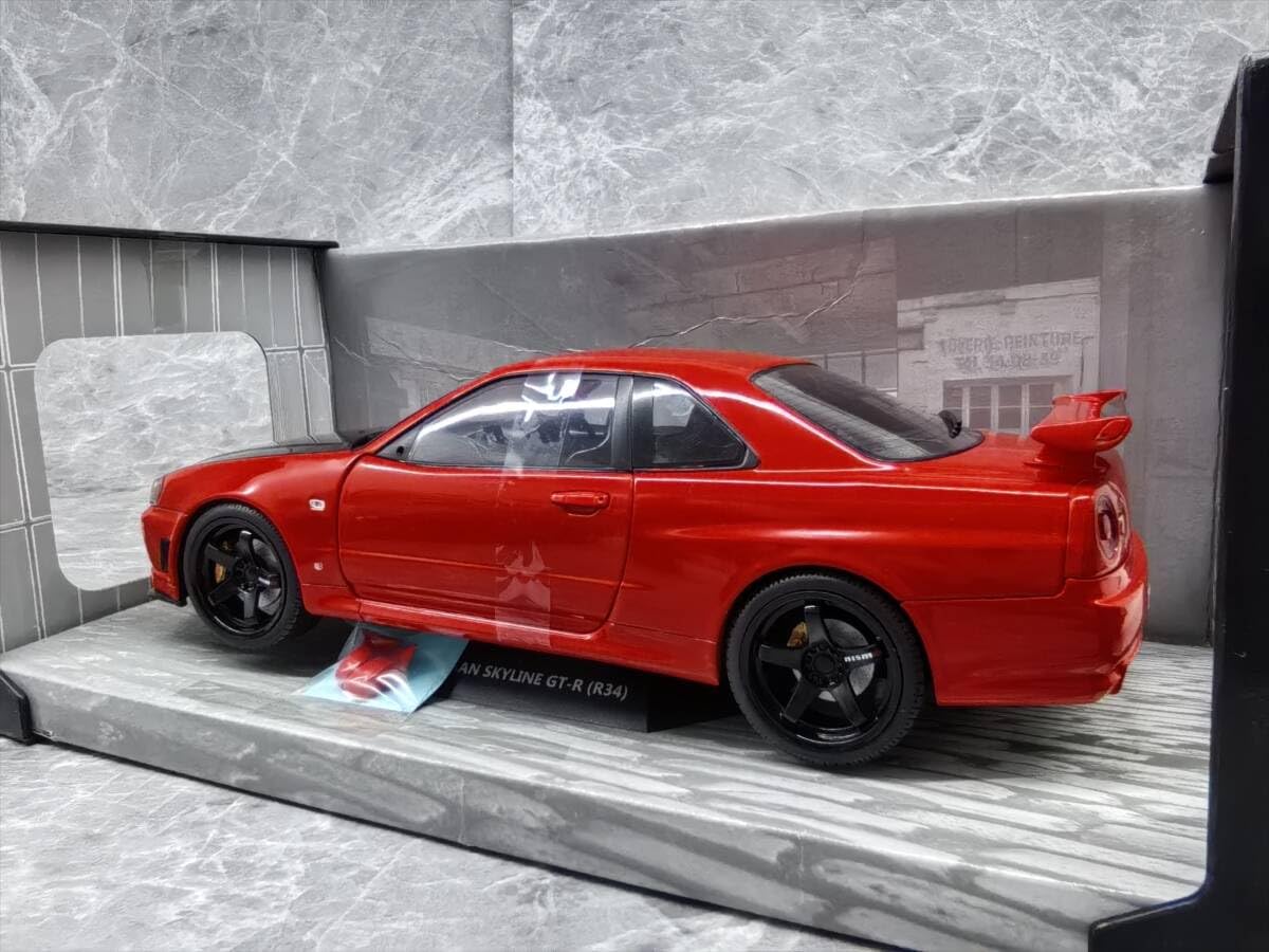 Amazon | ソリド 1/18 ニッサンスカイライン GT-R R34 | ミニカー